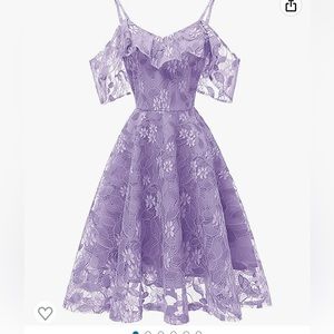 Floral lace dress